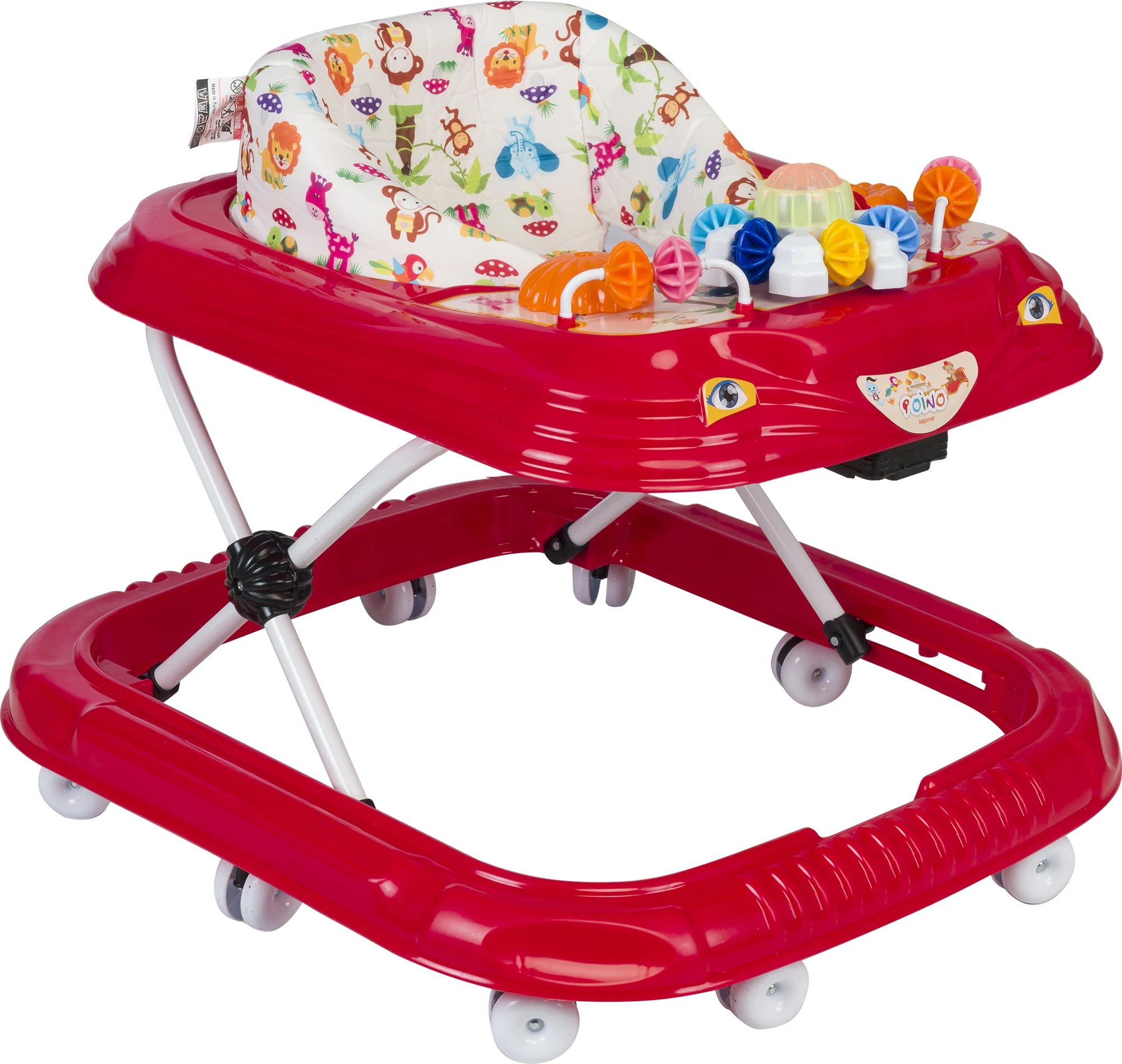 2024 Luxury Design Foldable Plastic Iron Baby Walker