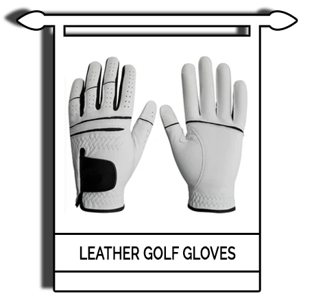 Design leather golf glove custom print golf glove with magnetic ball marker