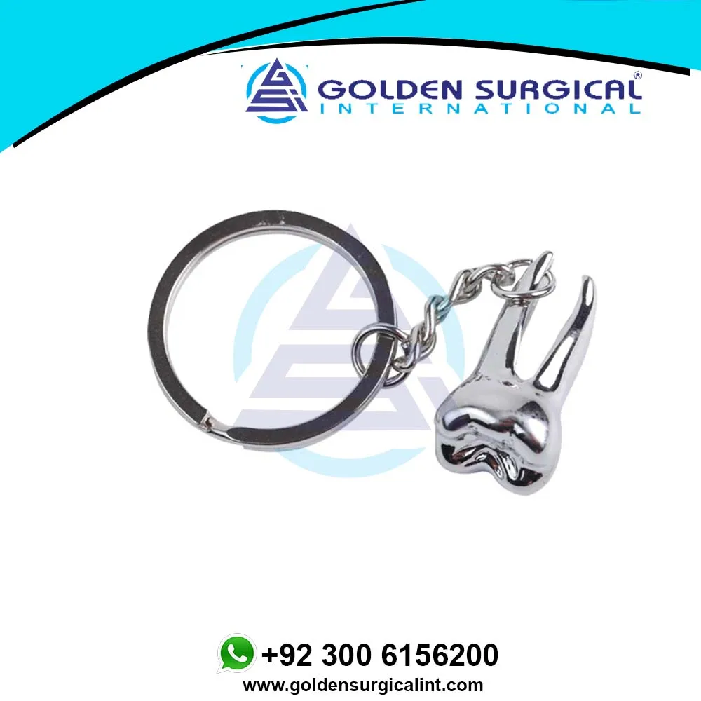 Custom Teeth Keychain Dentist Decoration Key Chains Stainless Steel