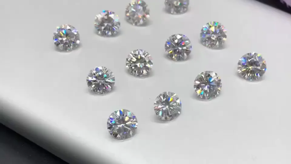1 Mm To 6 Mm Genuine Fancy F To H Color Cvd Diamond Lab Grown,Lab