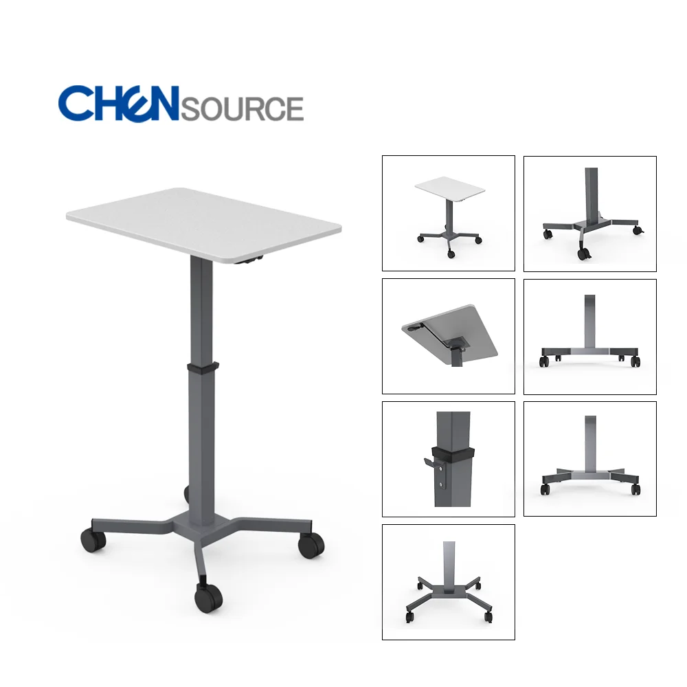 Smart Laptop Rolling Desk Mobile Desk For Laptop And Notebook Studio