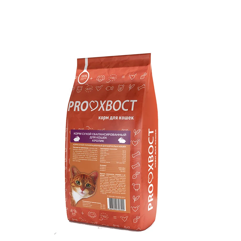 
Prokhvost dry cat food with rabbit 10 kg 