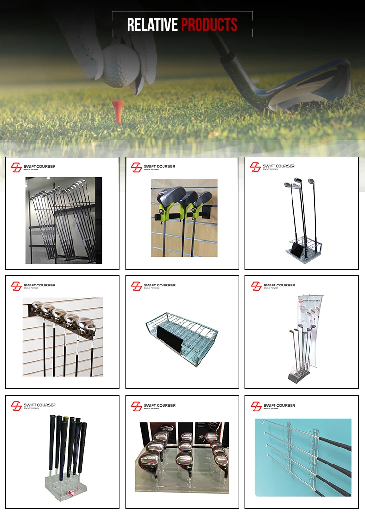 Golf Grip Display Rack Trade Show Retail Club Grips Standard Floor