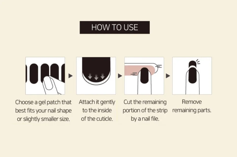 Wholesale Nontoxic Long Lasting Real Gel Nail Sticker Fashion Gel