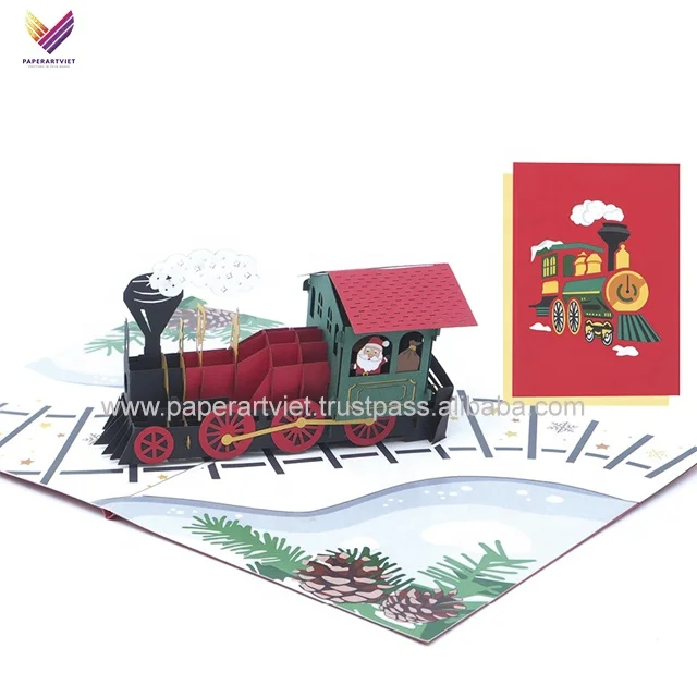 3d pop up greetings card invitation postcards christmas card