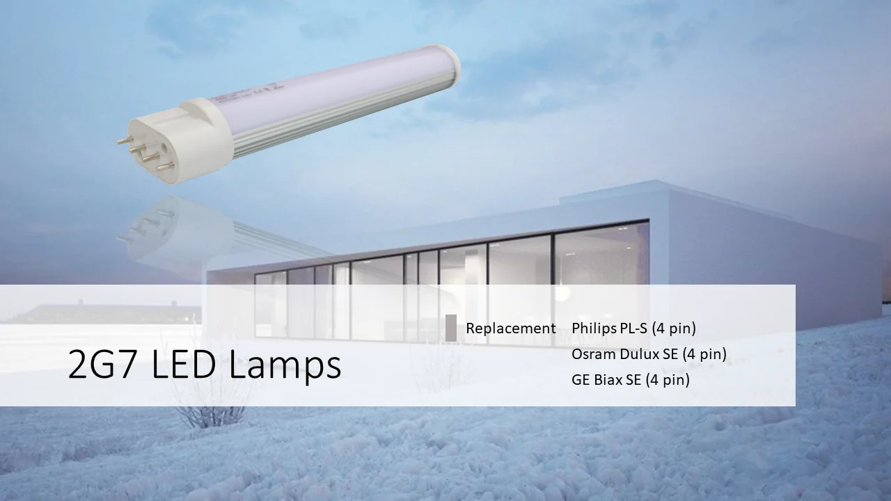 11w 2g7 Led Replacement For Compact Fluorescent Lamps For Use In Ecg ...