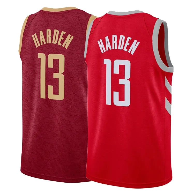james harden red jersey