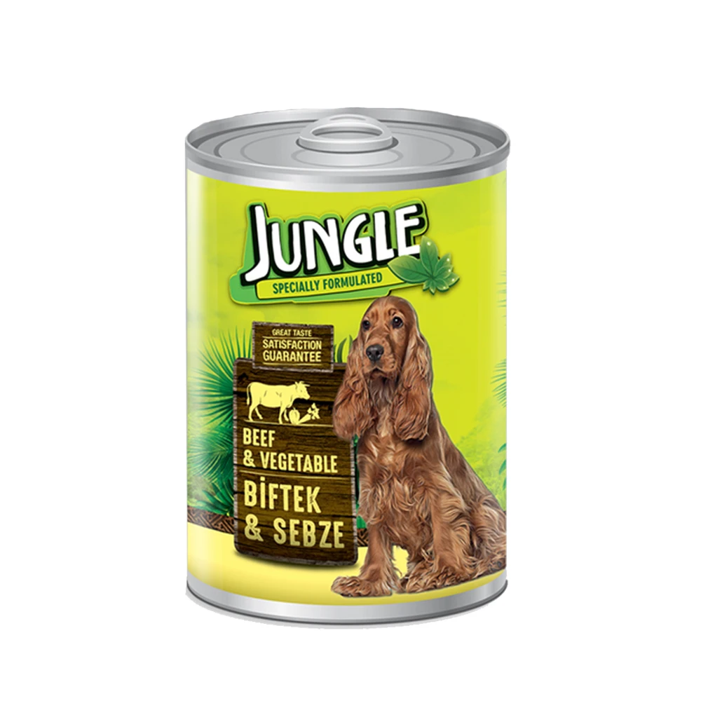 Jungle Canned Food Beef,Vegetable,Chicken,Tuna,Salmon,Shrimp,Lamb