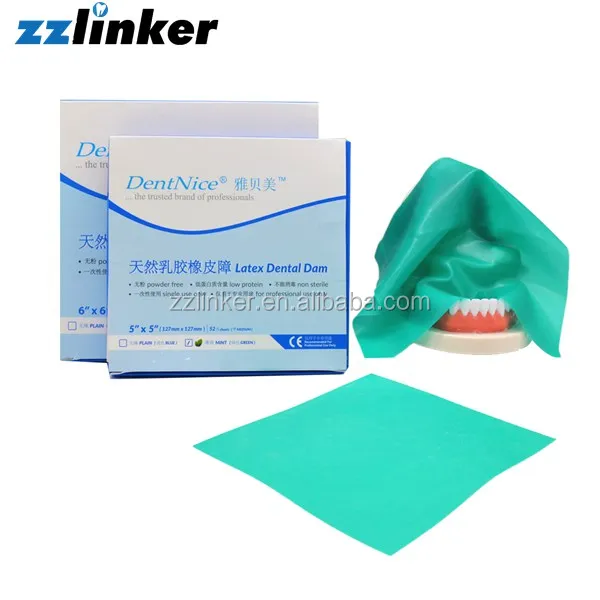 Dental Rubber Dam Sheet With Blue And Green Color Buy Dental Rubber
