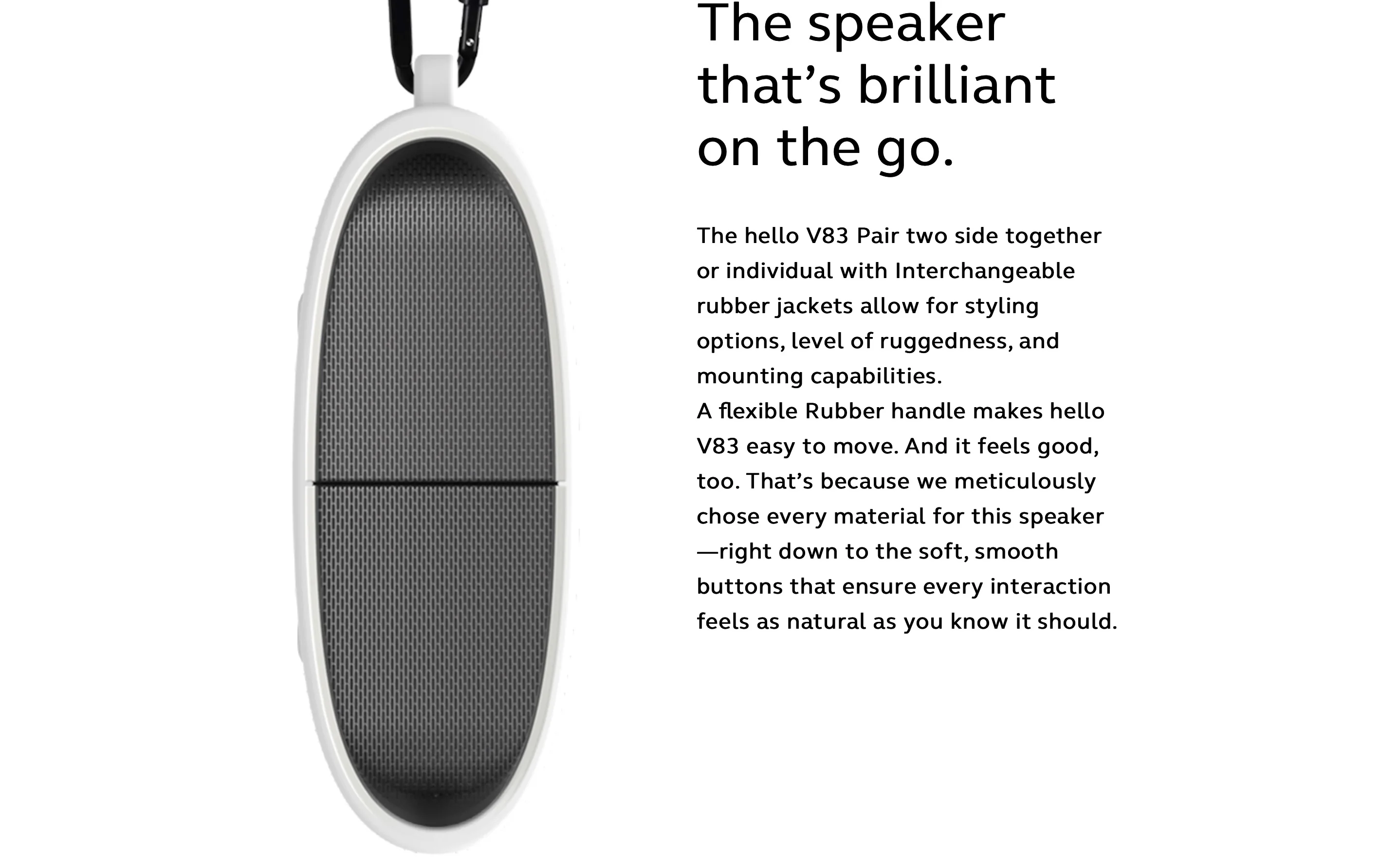 V83 Audio Waterproof Speaker Wireless Mini Bluetooth Speaker Portable - ANKUX.COM