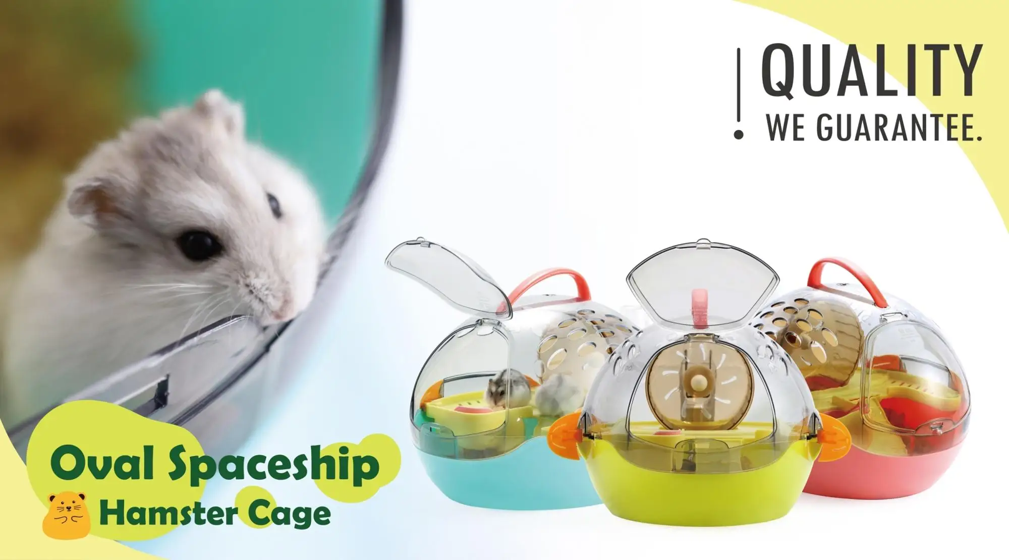 spaceship hamster cage