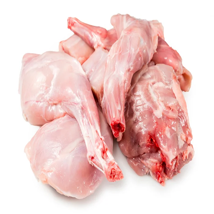 
frozen rabbit hindlegs bone in skinless 