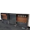 Hanging kitchen aluminum Rack wall mounting storage railing system mid way backsplash system