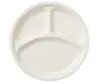 Round plate (large) Clean coat White made in Japan