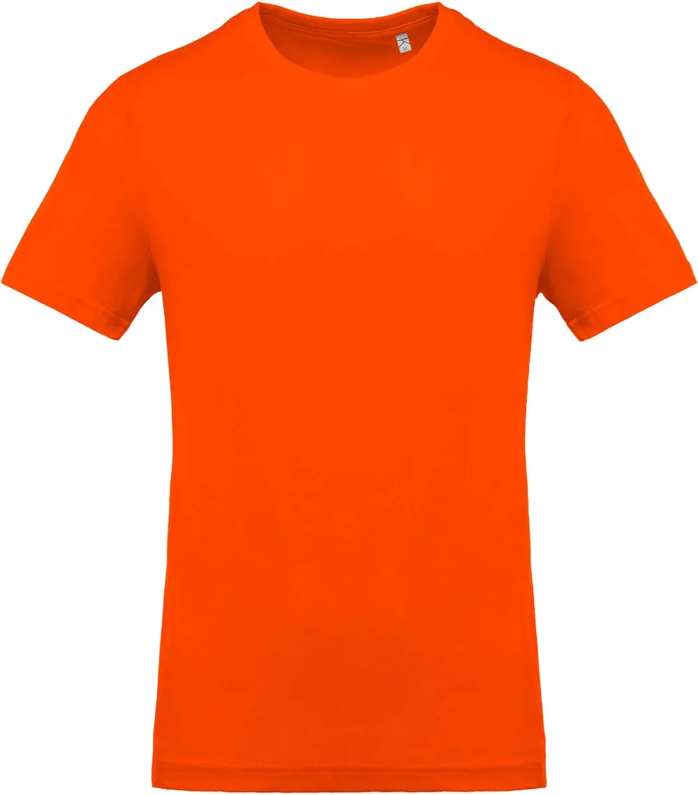 Orange Color O-neck Short-sleeve T Shirt For Men From Bangladesh - Buy ...