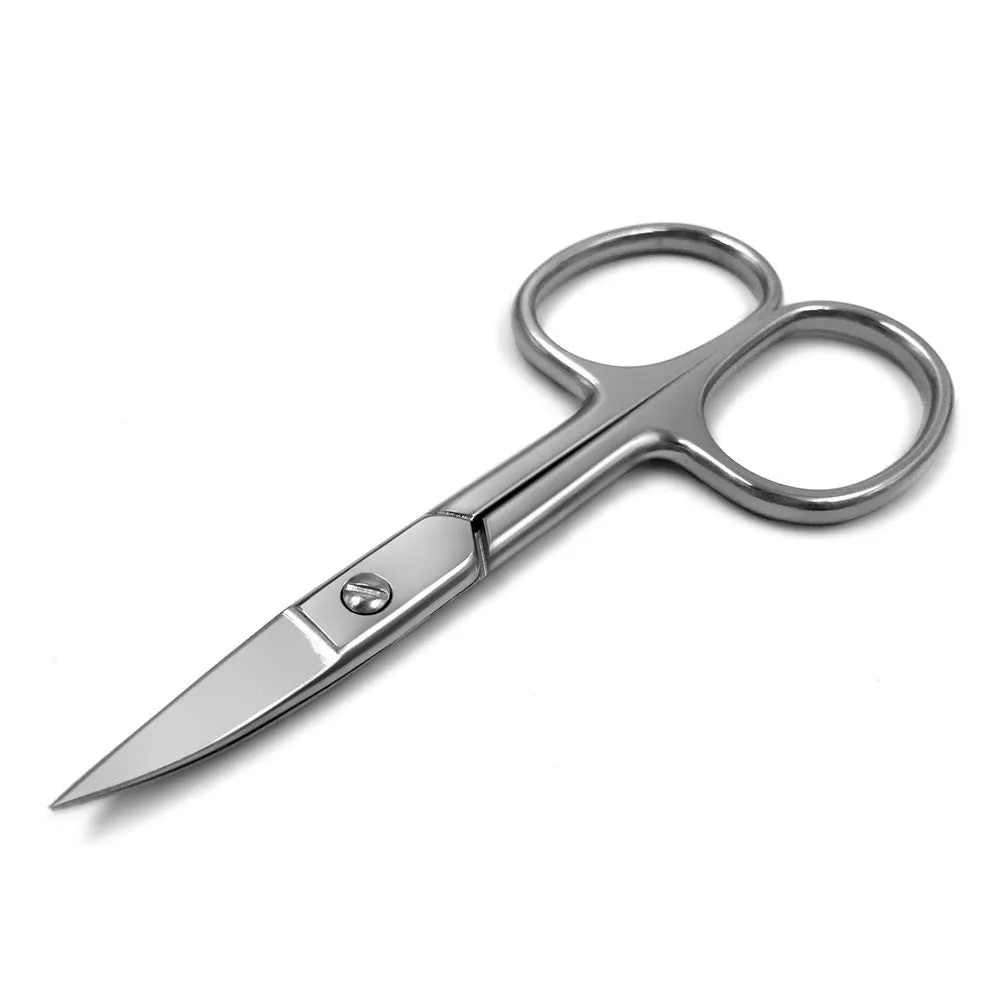 Cuticle Nippers Scissors Nail Clipper Stainless Steel Curved Tip Thin