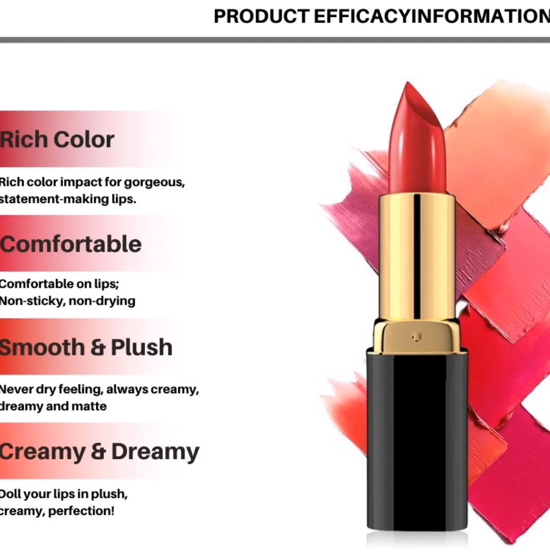 Cosmetics Wholesale Makeup Matte Lipstick Make Your Own Brand Velvet