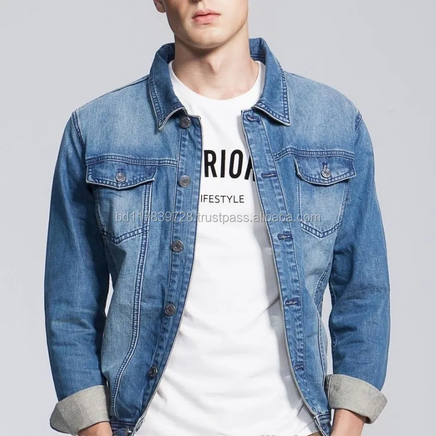 loose denim jacket men