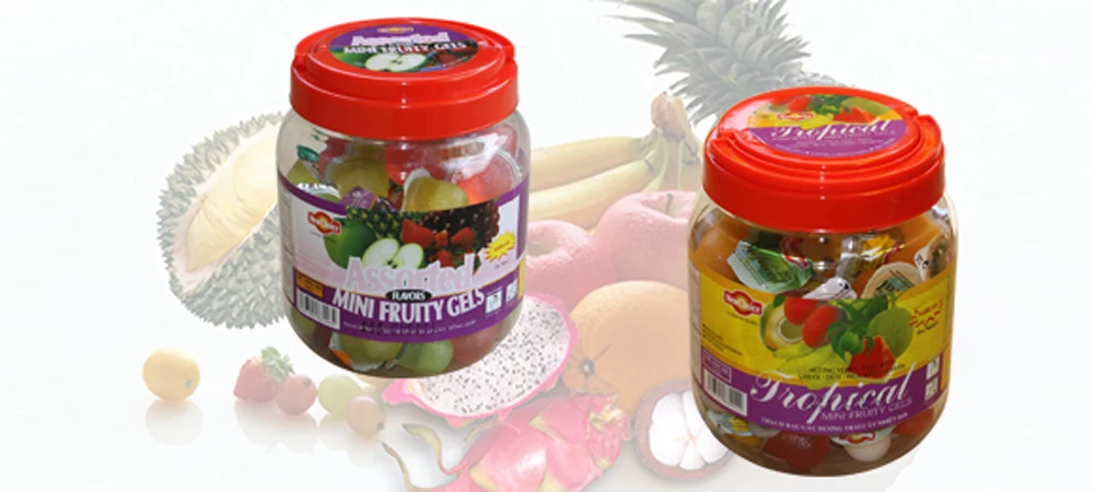 Tropical Mini Fruity Gels желе мини ассорти