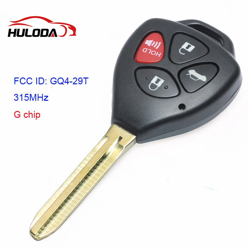 Keyless2Go 2 New Keyless Entry Remote Car Key for Toyota Corolla Venza Avalon GQ4-29T with G Chip 