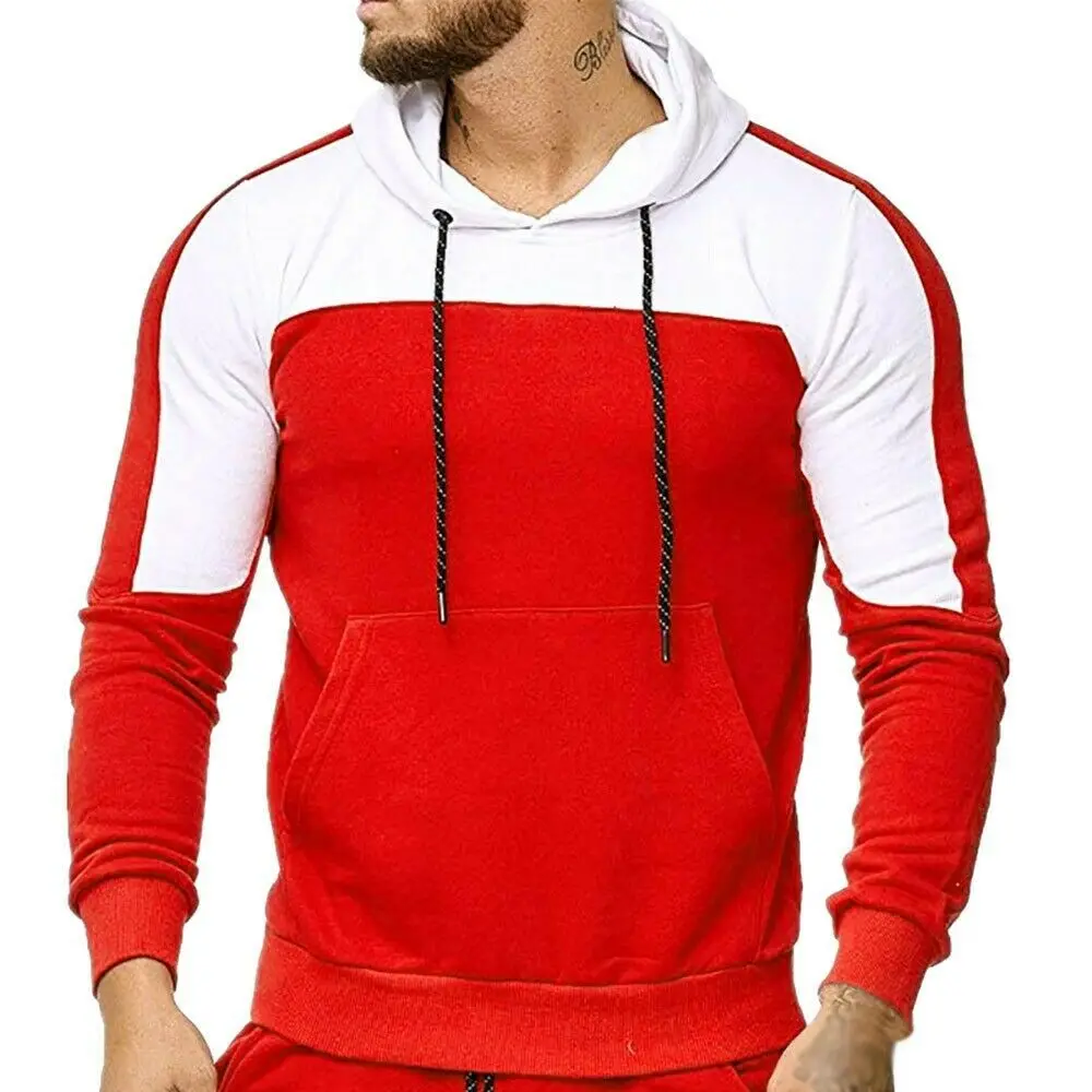 Two Tone Red Tracksuit,Joggers,Hooded - Buy Custom Tracksuit,Sportswear ...