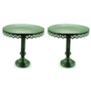 Elegant Light Green Iron Metal Cake Stand For Wedding Anniversary