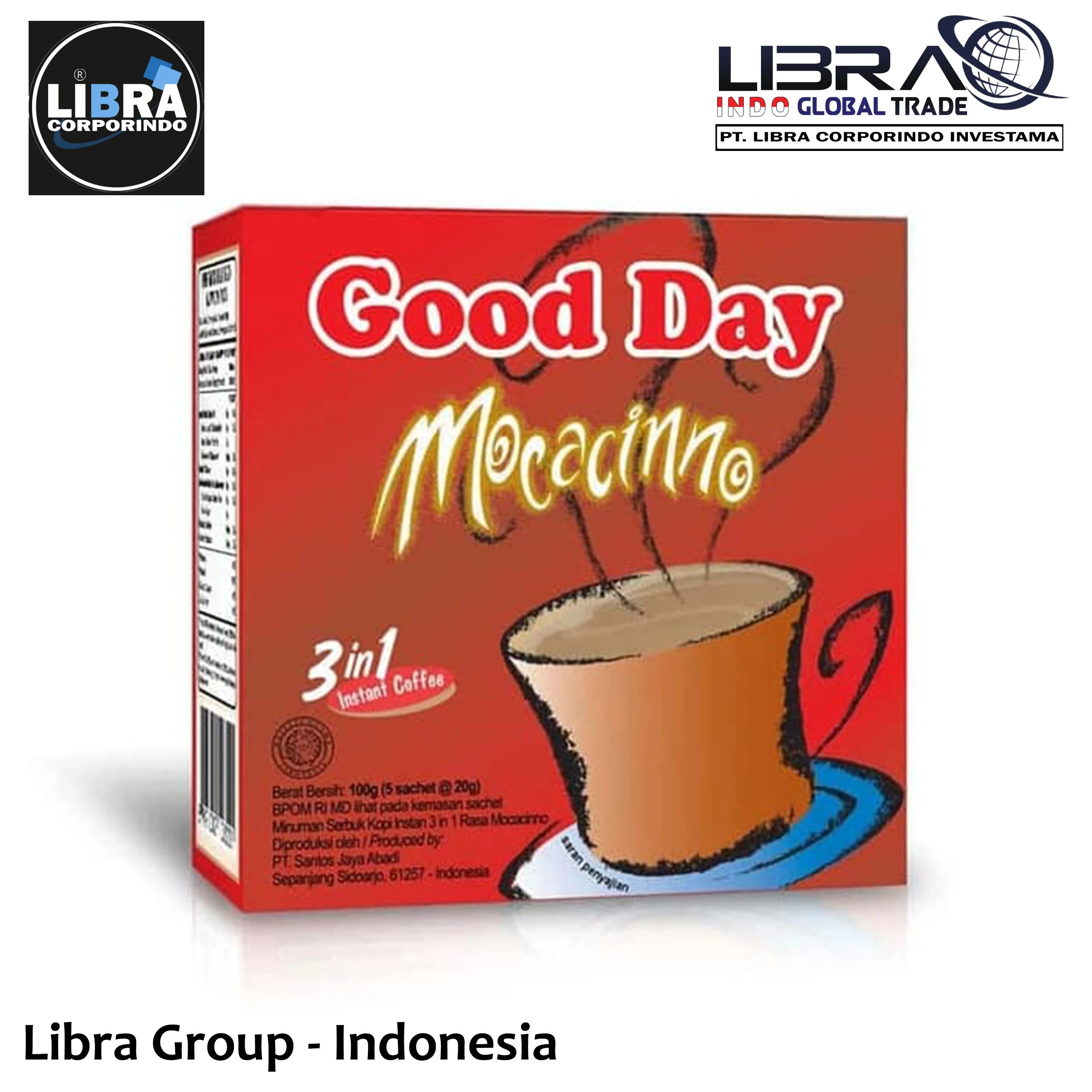 Kopi Good Day Mocacinno 3in1 Kopi Instan Indonesia 20g 250 Sachet Kotak Karton Buy Kopi Hari Yang Baik Kopi Instan Kopi Indonesia Product On Alibaba Com
