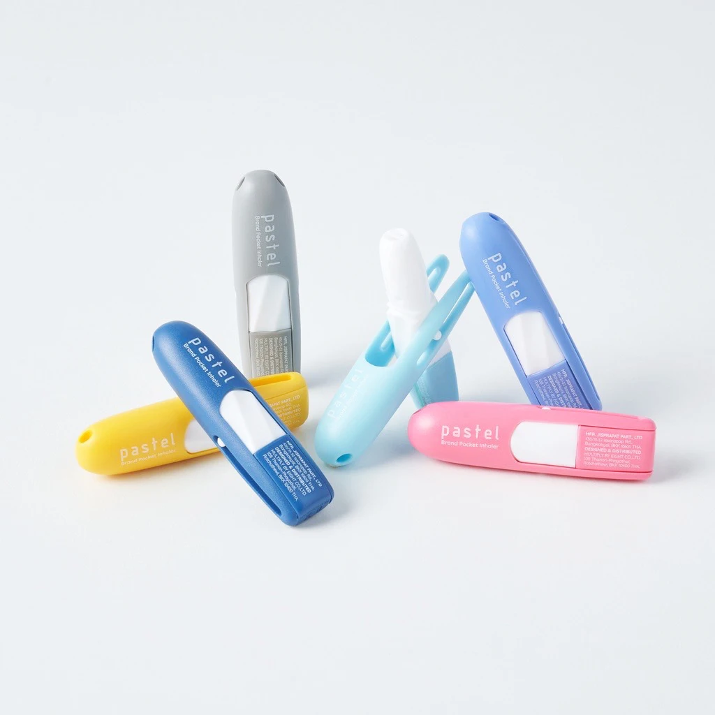 Pastel Pocket Inhaler (1*6) Inhaler Stick Convenient & Cool Nasal