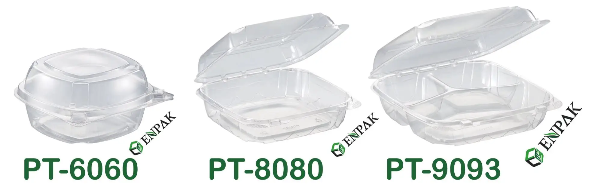 Food Grade PET Disposable Transparent Plastic Fruit Salad Box 