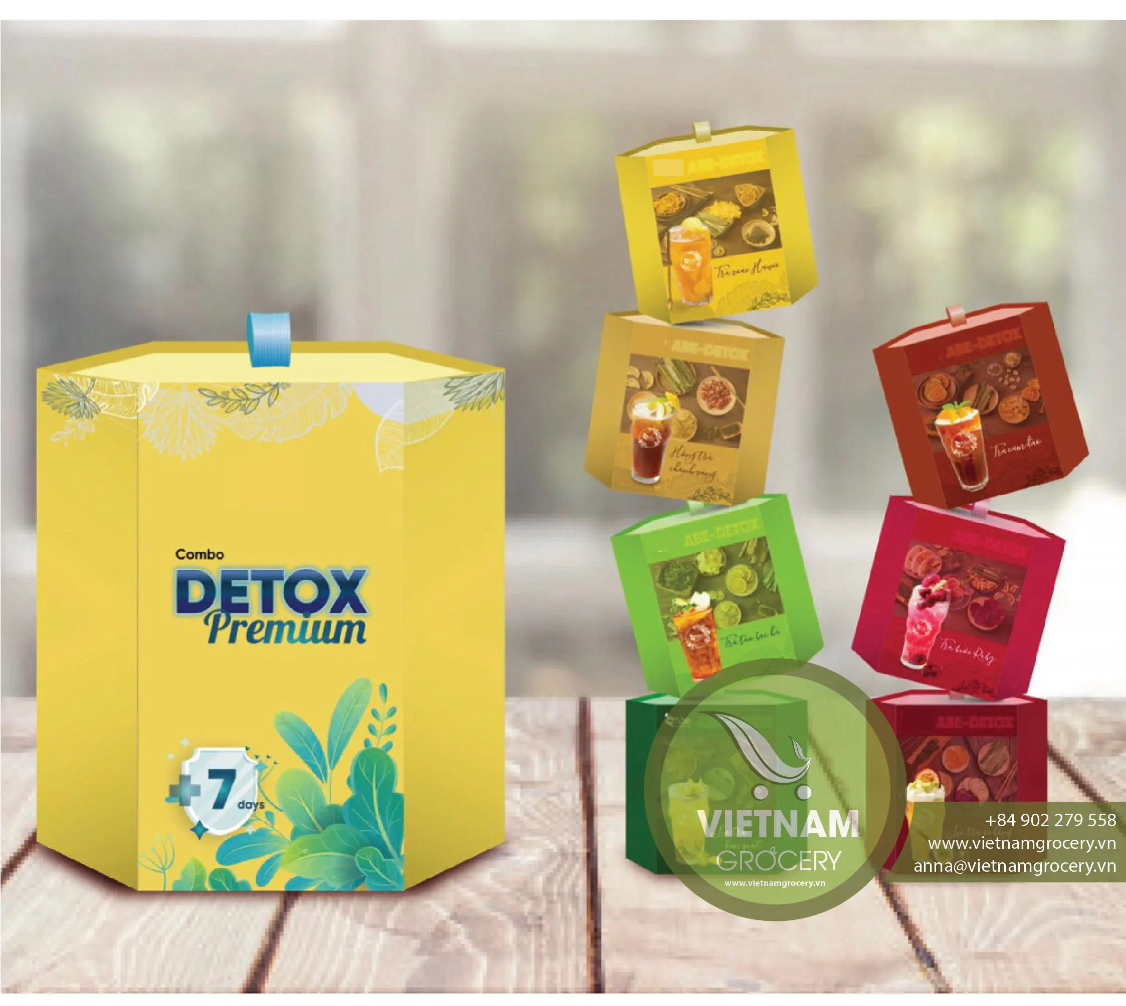 Detox Slim Tea - Fifting Detox Pink Guava Green Tea