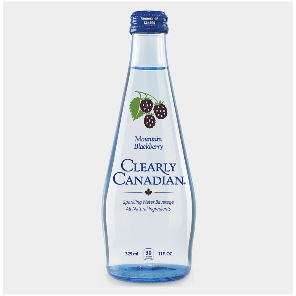 
Finest And Pure Natural Water Clearly Canadian Originals Mountain Blackberry Sparkling Canadian Spring Water 