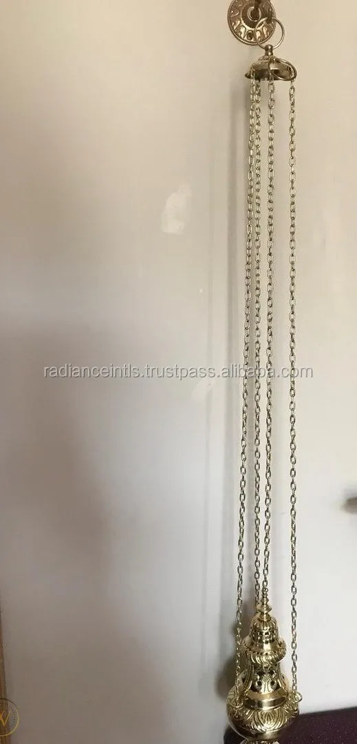 Brass Censer Orthodox Catholic Anglican Incense Chalice Thurible Vestment Buy Four Chain