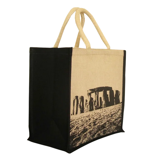 Custom Ecological Jute Bags Non Woven Promotional Bag Shopping Tote