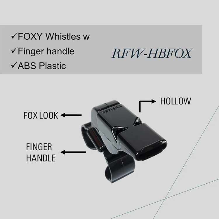 Professional Foxy Finger Grip Whistles For Referees And Coaches Buy Fox Whistle Coaching Referee Training Abs Plastic Finger Handle Fox Look Product On Alibaba Com