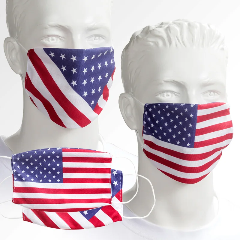 national flag cosplay mouth cover breathable washabl