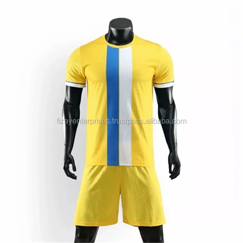 customize slim fit football shirts wholesale sublimation full set digital  printing football jersey soccer wear