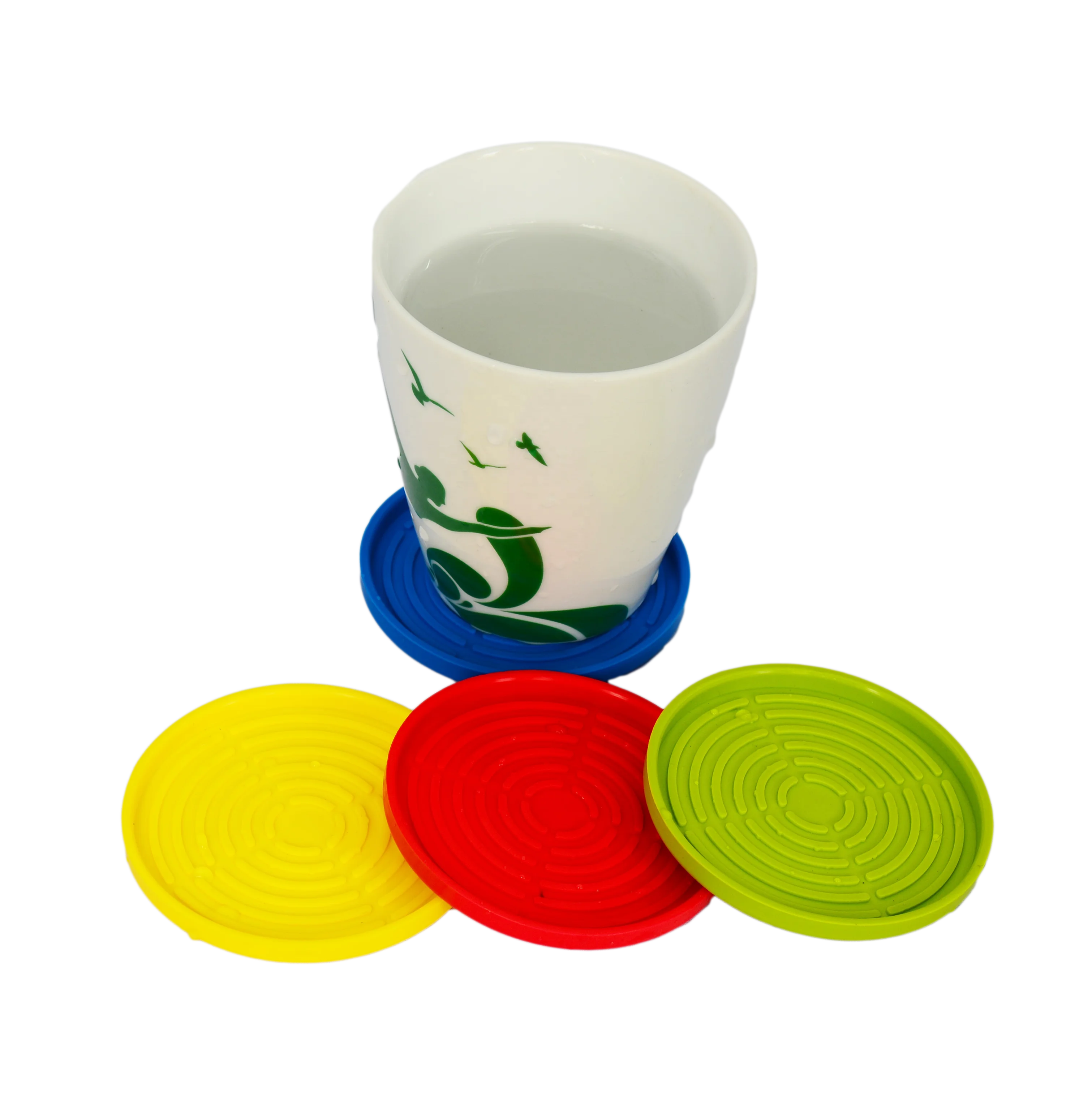 Custom Silicone Drink Coasters Silicone Coffee Coaster Round Silicone