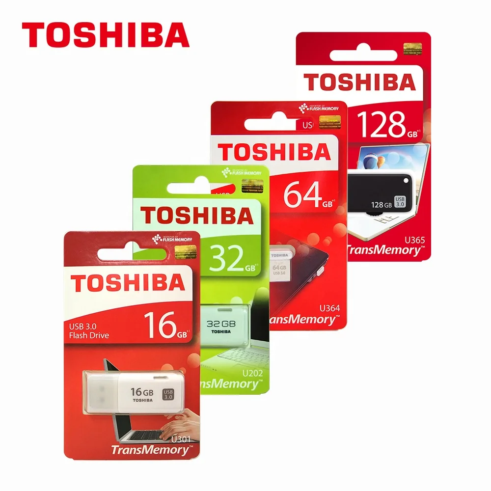 100 Original Toshiba Usb Flash Drive 16gb 32gb 64gb 128gb 256gb Usb2.0
