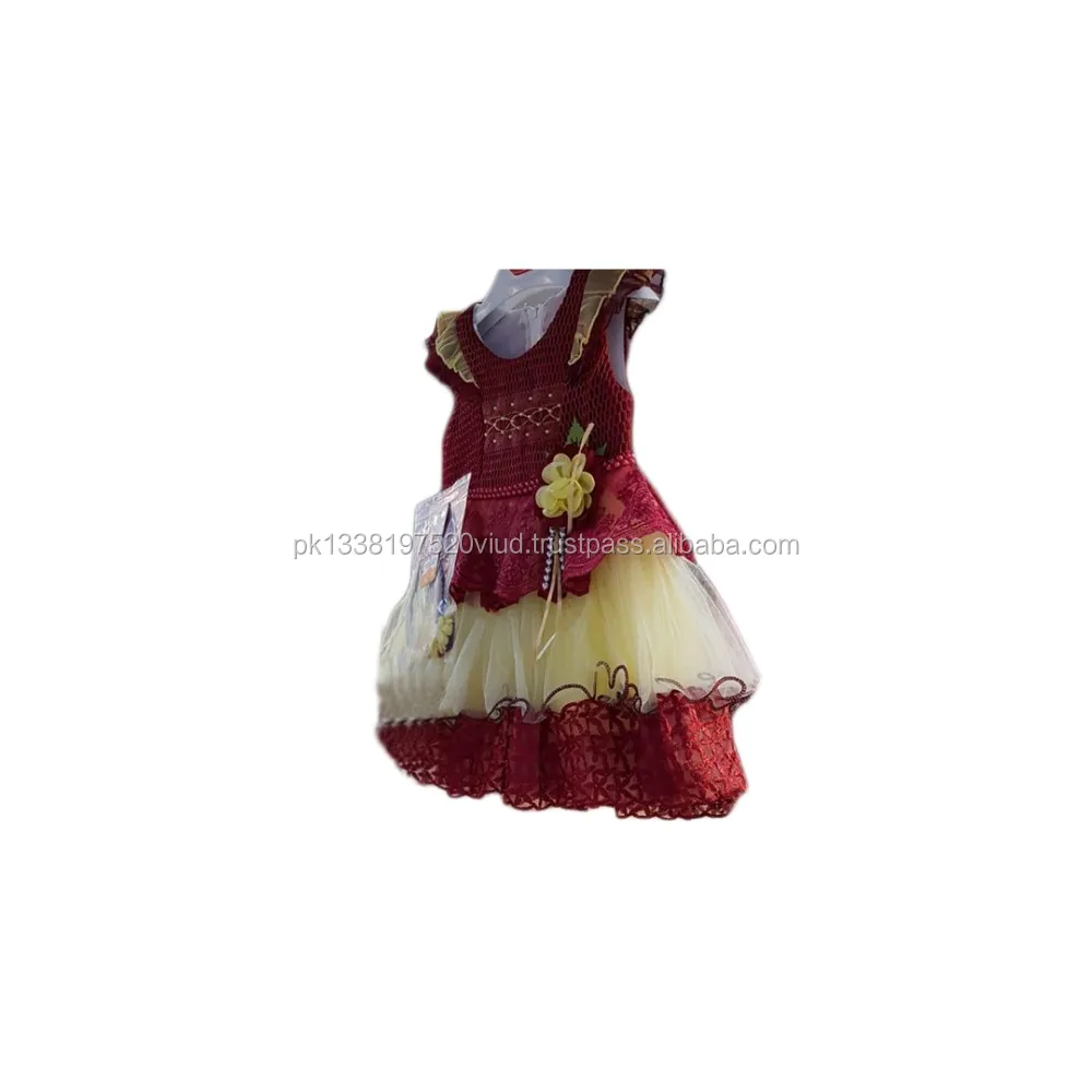 Stylish and Trendy Muslin Frocks for Baby Girls