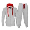 Wholesale Fashion OEM Custom Men Sweatsuit Plain Tracksuits