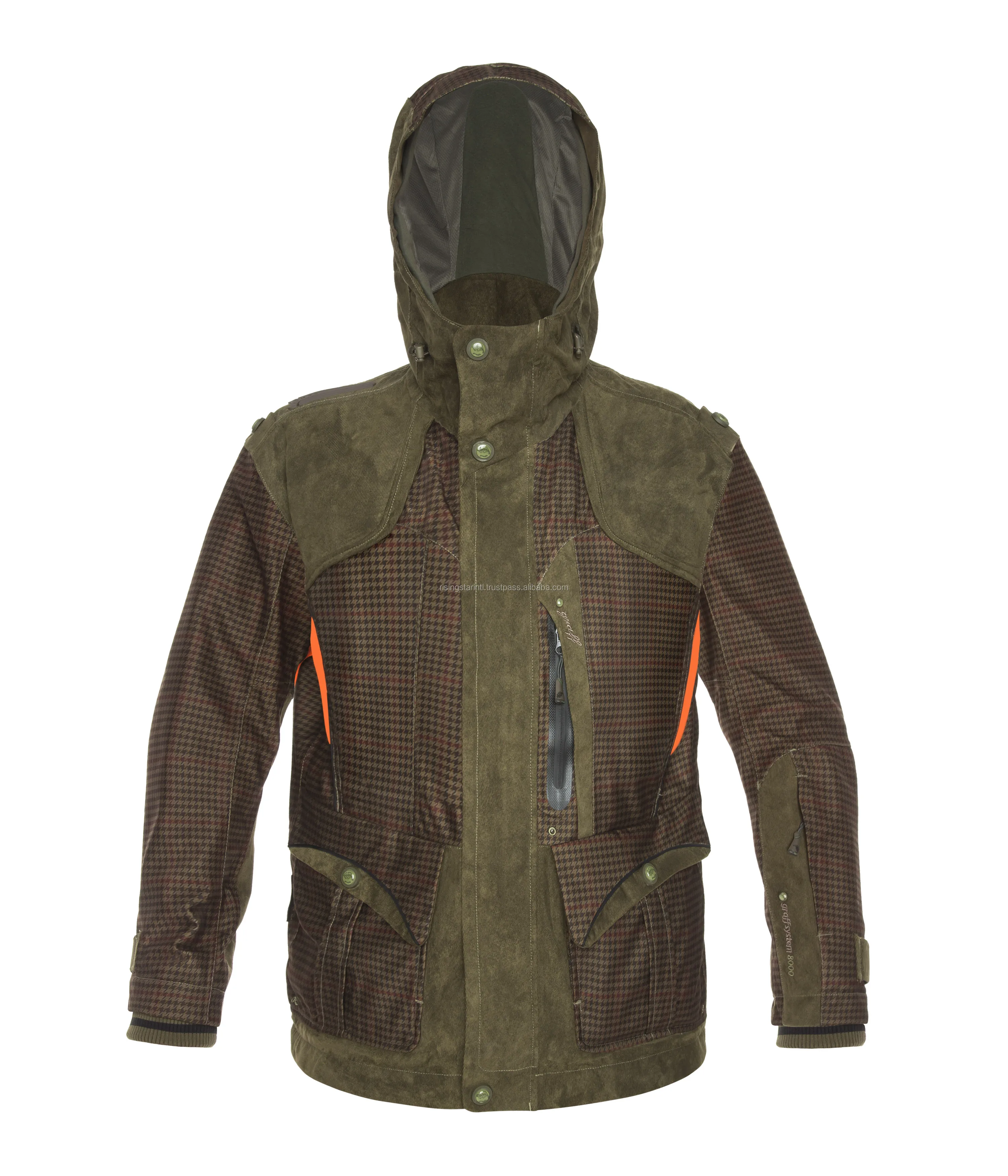 Veste De Chasse Vintage Hodgman Homme - Imperméable Camouflage - Taille M - Taiwan