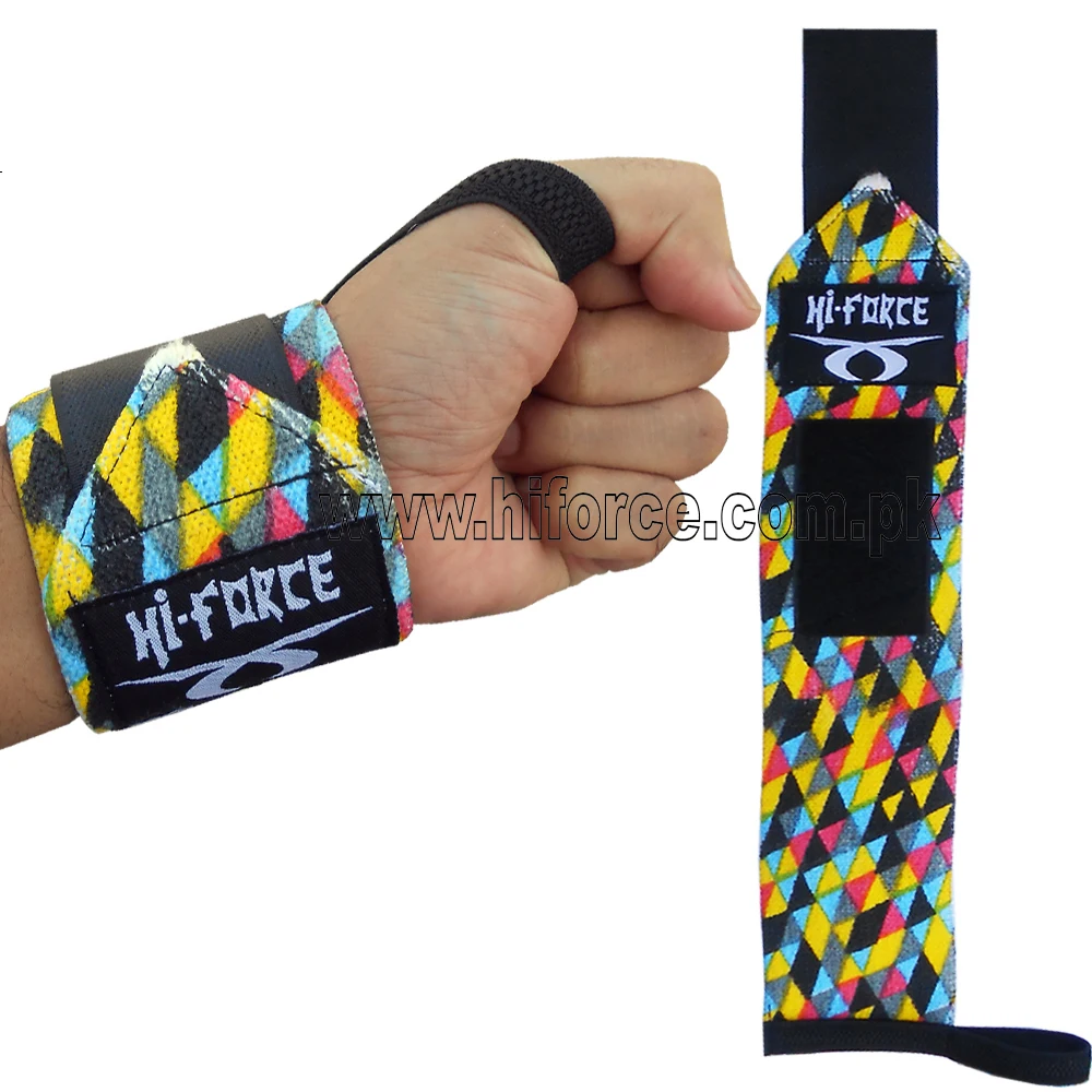 Professional Lifting Wrist Wraps With Thumb Loop For Strength Training