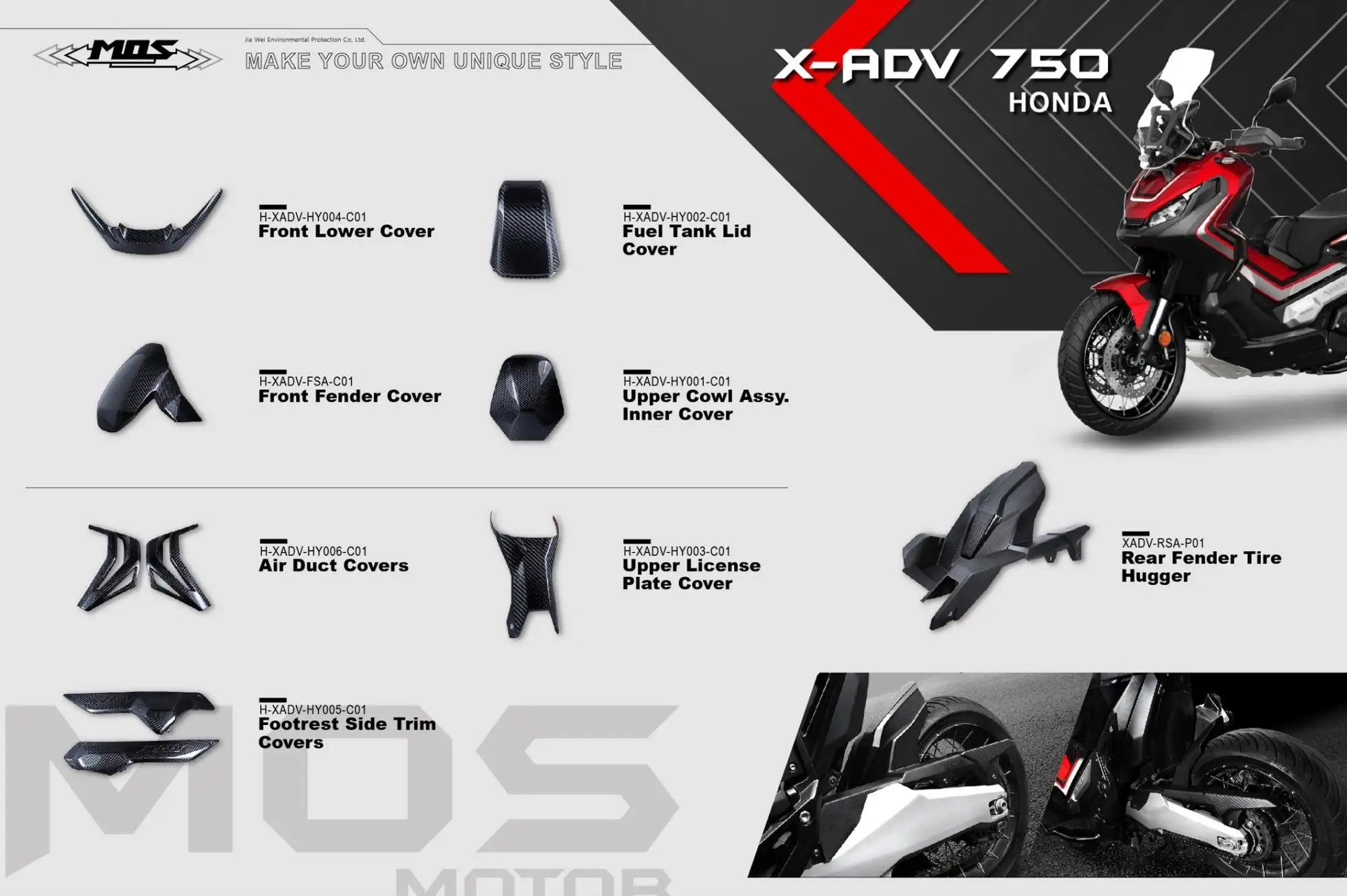 x adv 2021 accessories