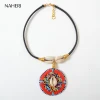 African necklace beaded cowrie shell tribal pendant jewellery wholesale African fashion jewelry summer necklace Gift for her