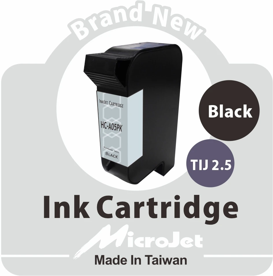 Black Pigment Inkjet Cartridge 1918 TIJ 2.5 for Textile Printing