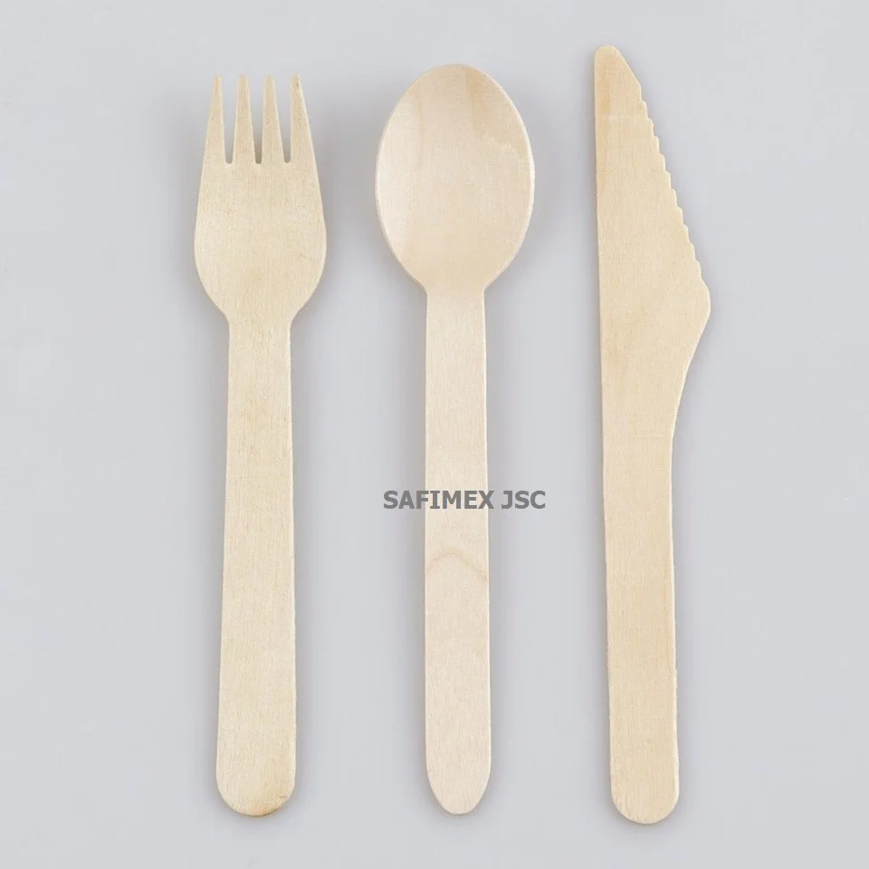 Wooden Disposable Cutlery Set 100 Ecofriendly And Food Grade Buy