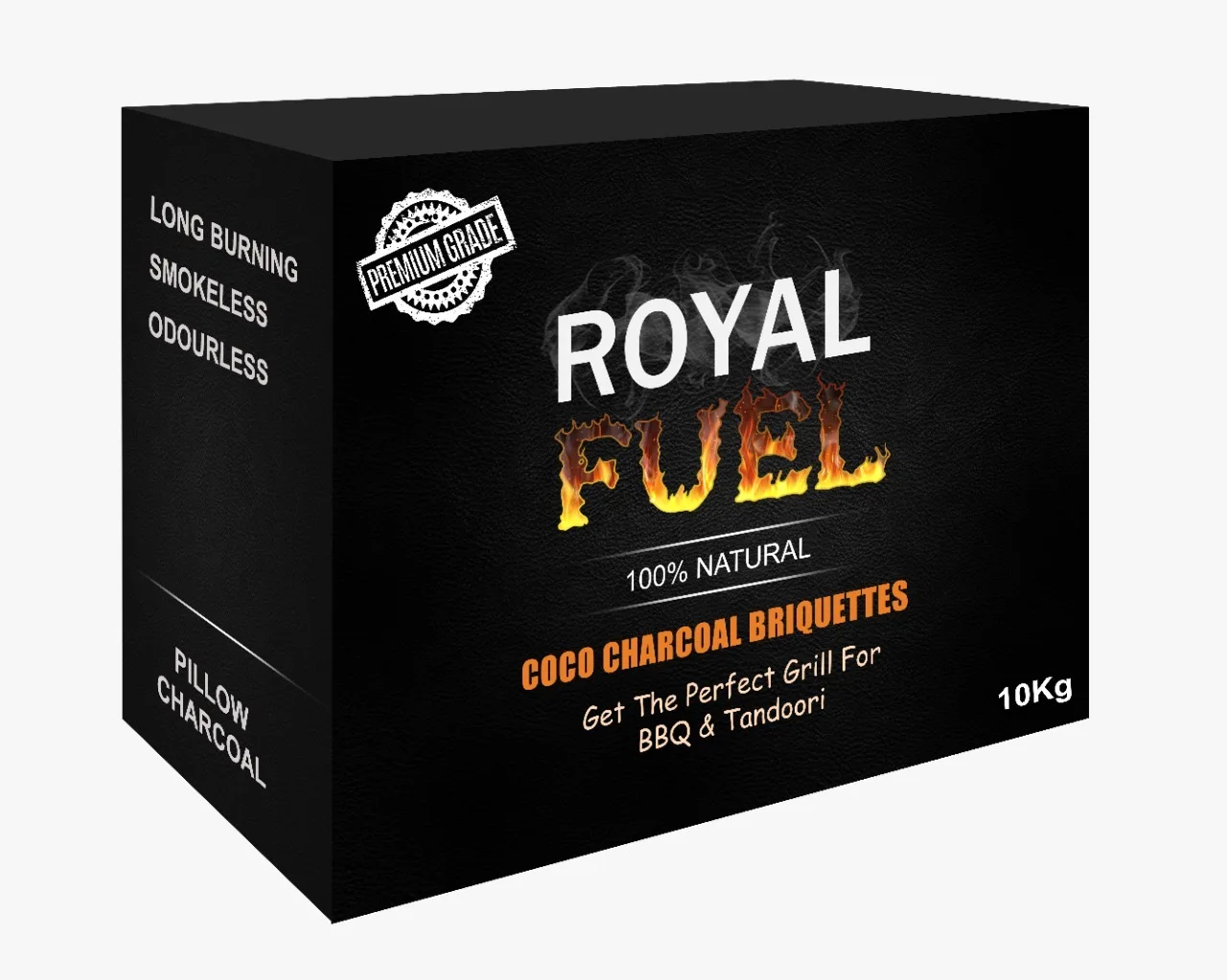 Quick Light Coconut Coal Bbq Charcoal Hexagonal Charcoal Briquettes For