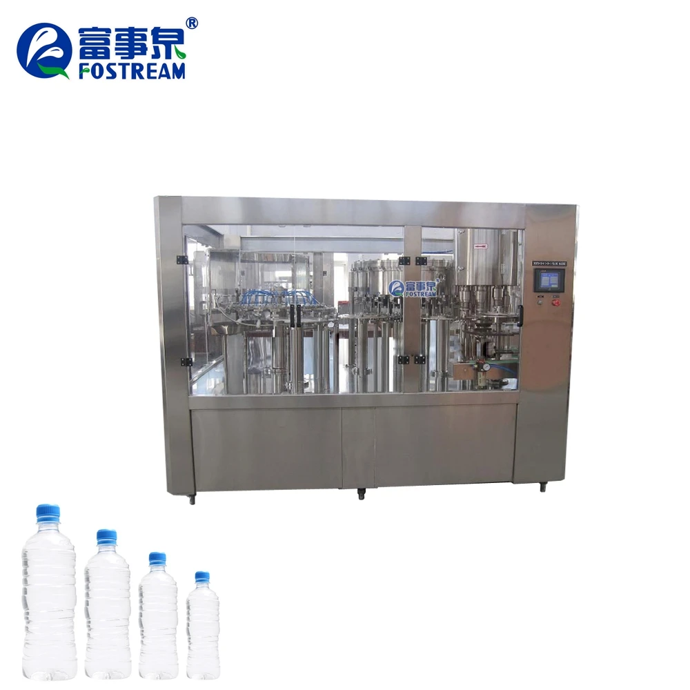 Automatic Plastic Water Bottle Sealing Cap Machine / Drinking Water Bottling Machine Japan