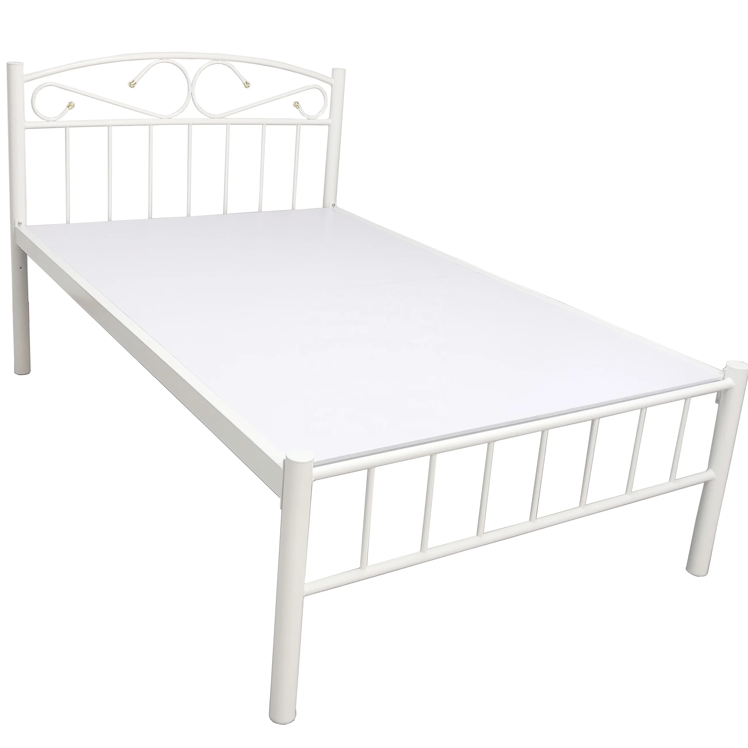 white single bed frames