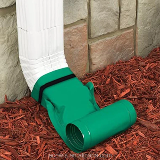 Roll Out Gutter Downspout Extension,Standard Plastic Drain Away